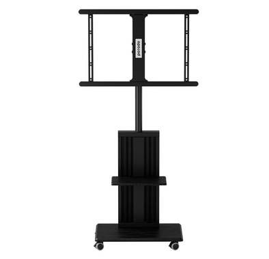 Porodo Mobile TV Stand with Wheels, Dynamic Swivel & Tilt...