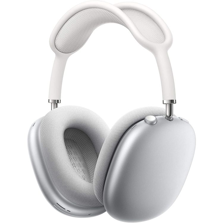 Apple AirPods Max Silver with White Headband, Active noise cancellation, Transparency mode - Silver/ White