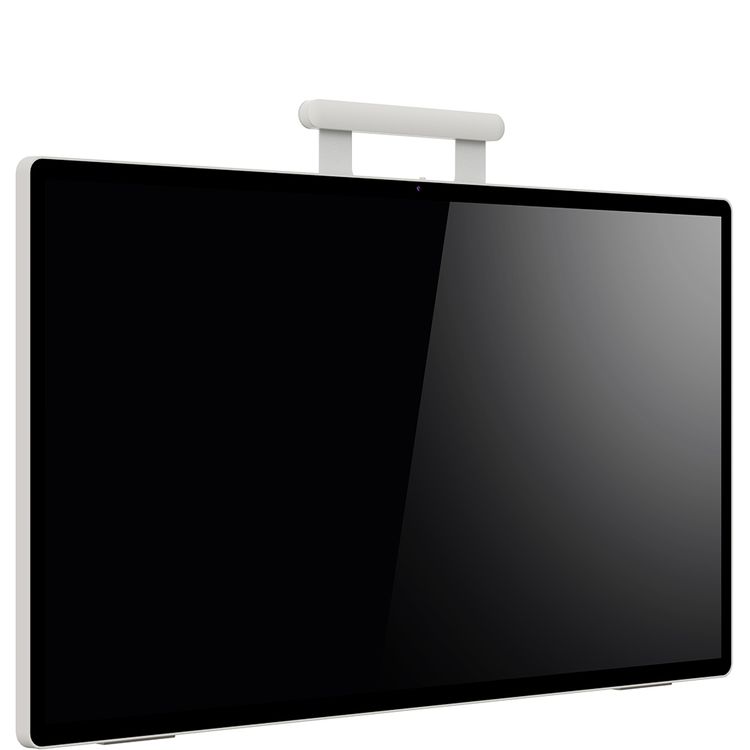 Porodo Naspanora Portable Smart Tablet with 24.5" FHD Touch Screen, Android 14, 8GB RAM, 2 Hours Charging Time, 8MP Camera, Wi-Fi 6, Bluetooth V5.2, Studio-Level Sound Quality - White