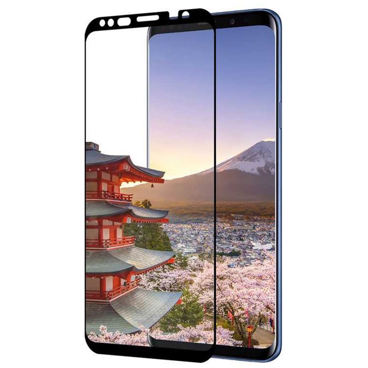 Devia 3D Curved Tempered Glass Seamless Full for Samsung S9 - Black