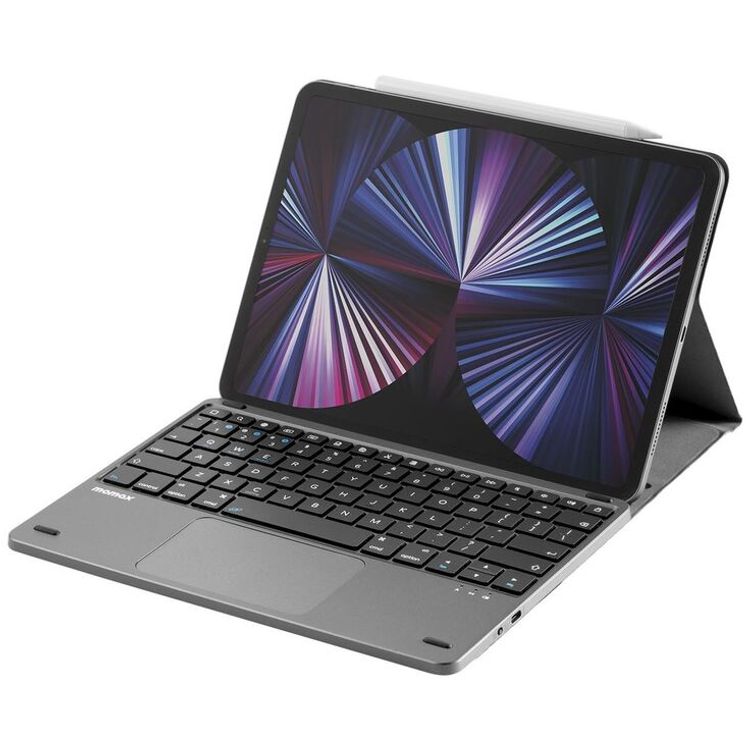 Momax OneLink Wireless Keyboard with Stand | iPad Pro/iPad Air - Space Gray