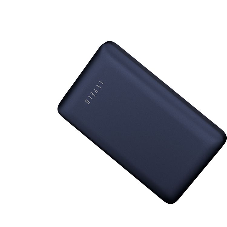 Levelo Vence 10000mAh Power Bank with Qi2.2 Technology, 25W Wireless Charging, Type-C Input & Output Port, Ultra-Strong Magnets, Pocket-Friendly, Travel-Ready, Type-C to Type-C Cable Included, Fast Charging, Ultra-Compact Design, Consistent Power - Blue