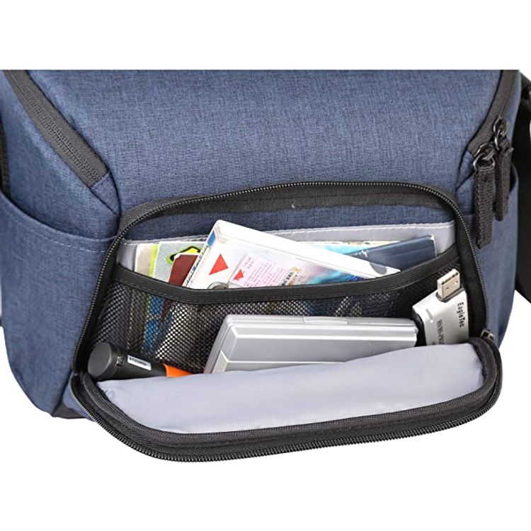 Vanguard Unisex's Vesta Aspire 25 NV Camera Shoulder Bag, Blue, Small-Medium