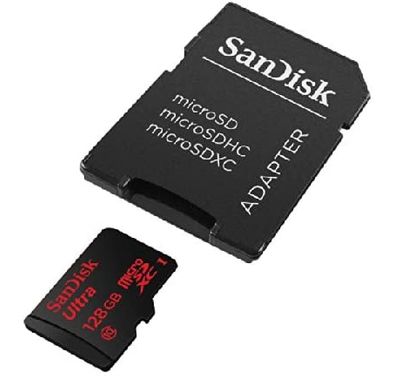 Sandisk 128 GB SDSDQUA-128G-G46A Memory Card For Mobile Phones - Micro SD Cards