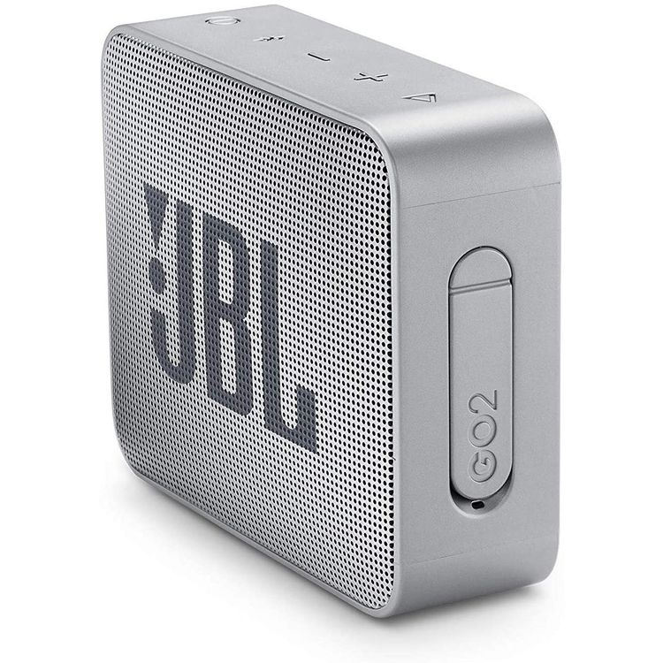 JBL GO 2 مكبر صوت بلوتوث لاسلكي محمول ، 5 ساعات تشغيل ، خاصية IP67 مقاومة للماء ، مكبر صوت مدمج لإلغاء الضوضاء ، دفق بلوتوث لاسلكي ، إدخال كابل الصوت