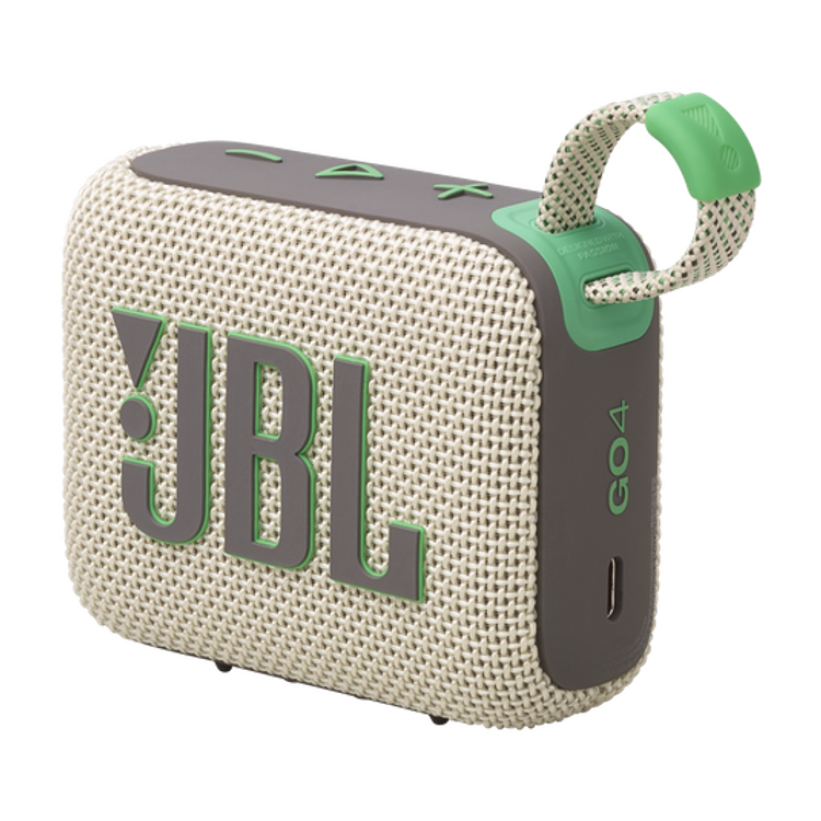 JBL Go4 Portable Wireless Speaker, 7 Hours Music Play Time, Water Proof & Dust Proof, Bluetooth Version 5.3, Rechargeable Battery, Vibrant Color Options, JBL Pro Sound - Sand