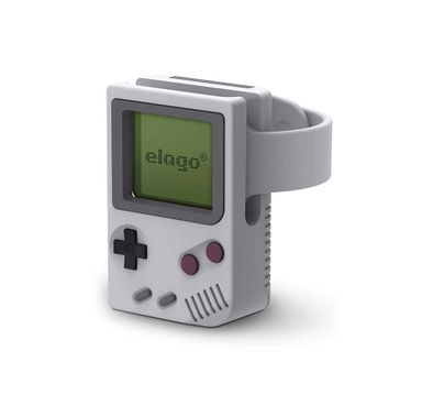 Elago W5 Stand Compatible for Apple Watch, Cute Designed Stand for Smartwatch, Convenient, Easy to Use, Durable, Charming Stand Display, Unisex, for Home, Office-Light Gray