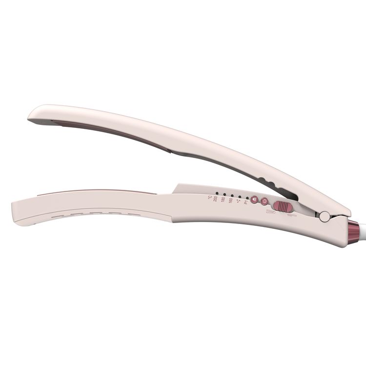 Porodo Dual-Mode Hair Straightening Brush with Detachable Comb, Auto Shut-Off Function, 360° Swivel Cord, 3 Temperature Levels, 76W Rated Power, PTC Heating Method - Pink