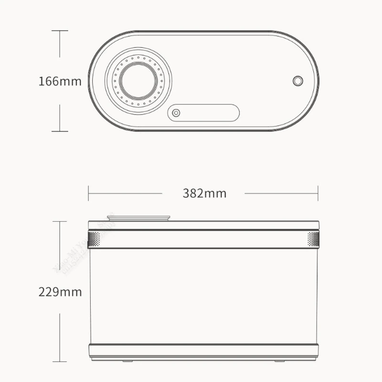 Xiaomi C180 Aquarium Set 382mm X 166mm X 229mm
