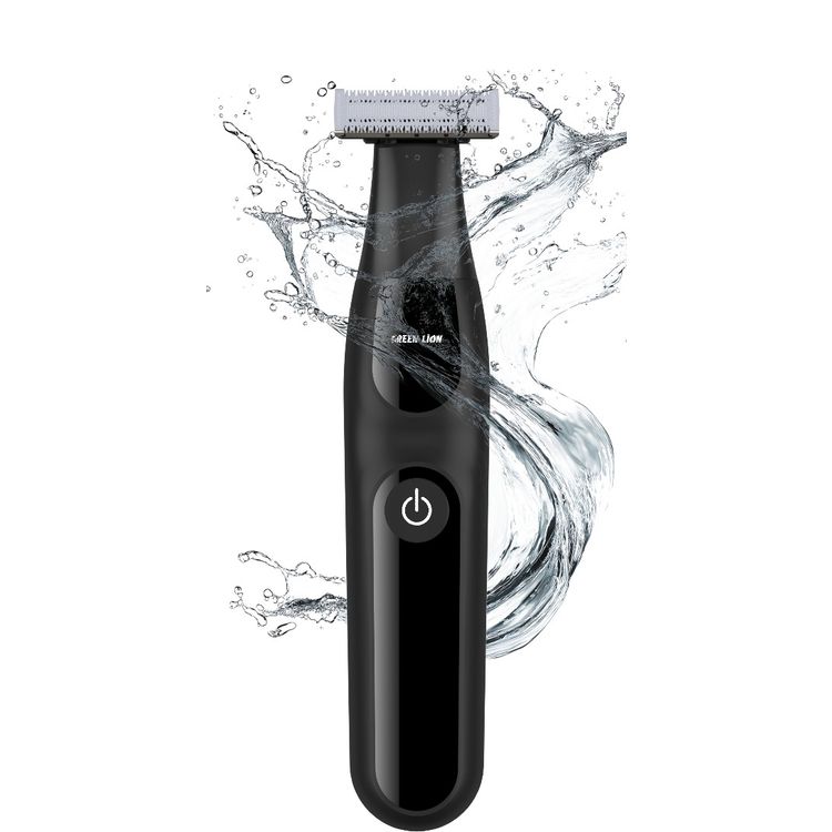 Green Lion One Blade Plus Trimmer with Detachable Heads, 1.5 Hours Working Time, 600mAh Battery, USB-C Charging Port, 5W Power, Nose, Eyebrow & Hair Trimmer - Black