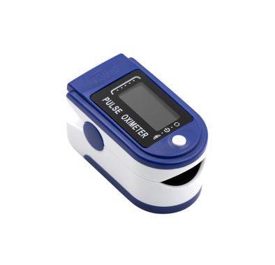 مقياس التأكسج النبضي من بورودو (لون مختلف) - أزرق / أبيض
