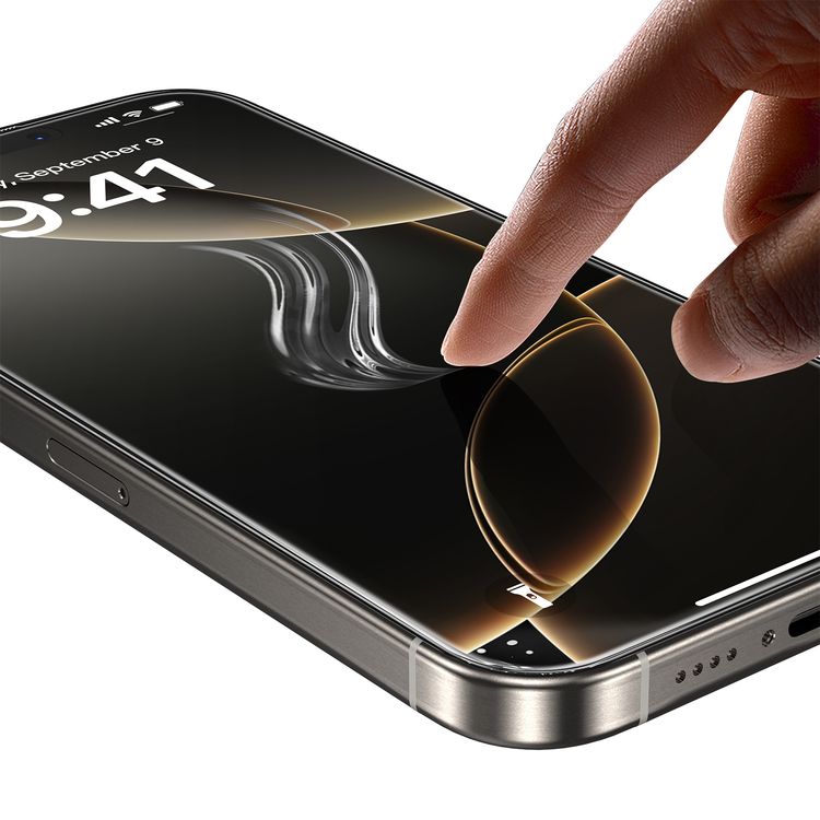 واقي شاشة Green Lion Albert AR لهاتف iPhone 16 Pro، مضاد للغبار، شفاف للغاية، مضاد لبصمات الأصابع، عالي النفاذية، صلابة ماسية 9H، لمسة حساسة - شفاف