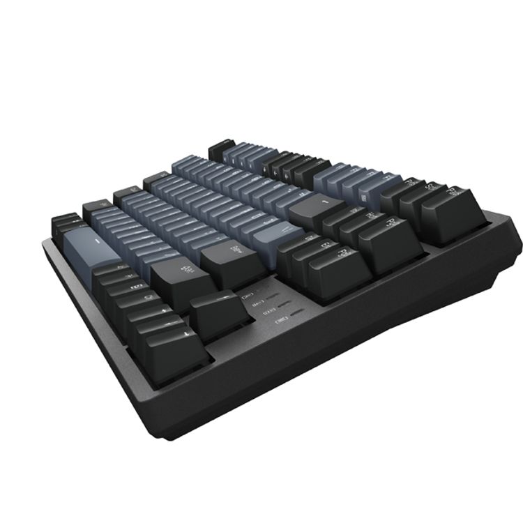 Durgod Taurus K320 ( Cherry Brown Switch ) Wireless Mechanical Keyboard - Space Gray - Black