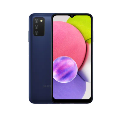 Samsung Galaxy A03s Dual SIM Blue 3GB RAM 32GB 4G LTE, Battery 5000 mAh, 13MP Main Camera  - Middle East Version