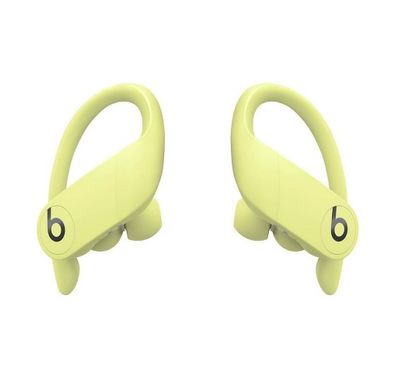 بيتس باور بيتس برو MXY92-YL سماعات رأس لاسلكية قابلة للتعديل ، خطافات أذن آمنة ، تشغيل / وضع تلقائي ، خفيفة الوزن - أصفر