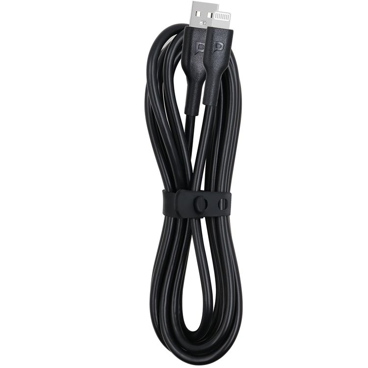 Powerology USB-A to Lightning Data Sync & Charge 1.2m - Black