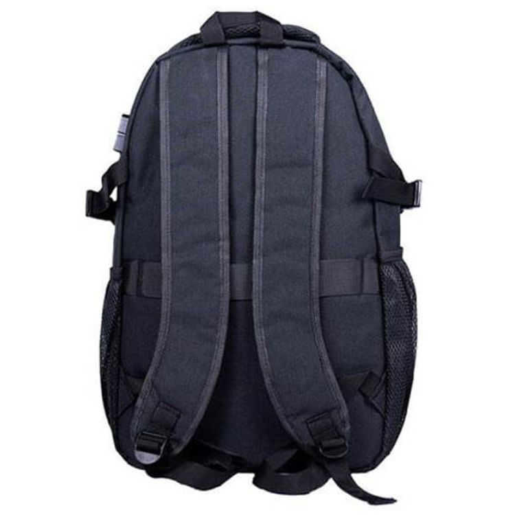 NASA Oxford Backpack with 300D Material , USB Port, Wear-Resistant, Scratch-Resistant, Multiple Pockets, Adjustable Shoulder Strap - Black
