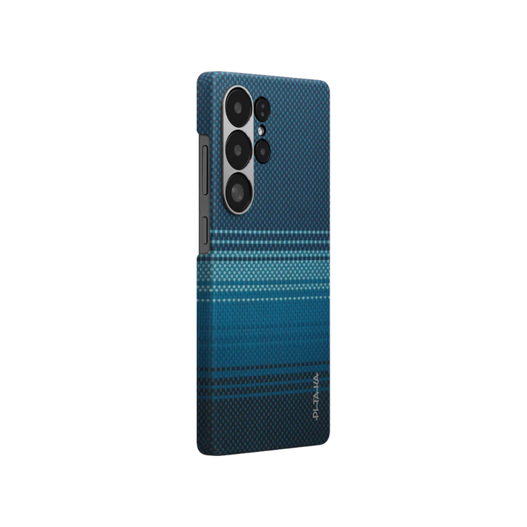 Pitaka Aries Tactile Woven Case for Samsung Galaxy S25 Ultra, 6.8-inch, Incredibly Slim and Light, Fusion Weaving - Moonrise
