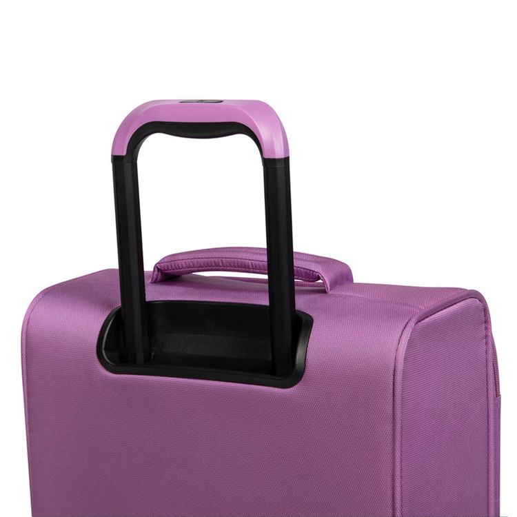 حقيبة أطفال حورية البحر ميرياد رف، سعة 25 لتر، قشرة ناعمة، 8 عجلات دوارة - لون بانسي فاتح