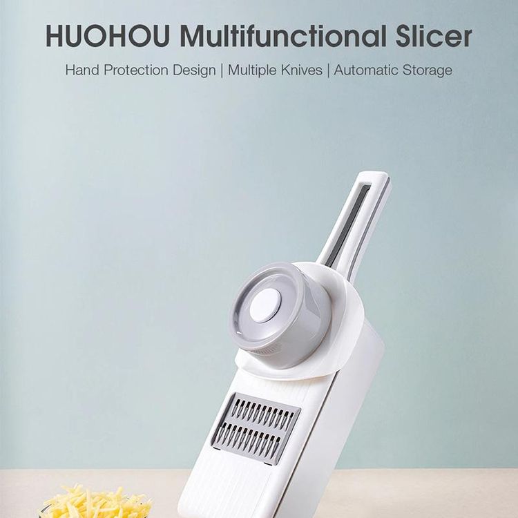 Xiaomi Huohou Multi-Blade Vegetable Slicer (3127642) - أبيض