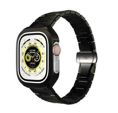 Levelo Royal Stainless Steel Strap and Case for Apple Wat...