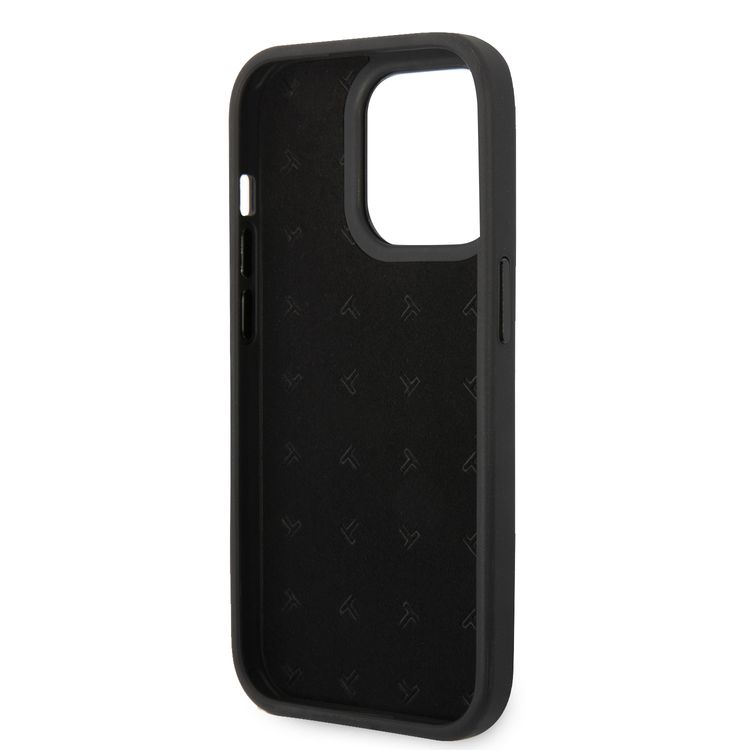 Tumi HC Aluminium Carbon Pattern Case For iPhone 14 Pro Max - Black