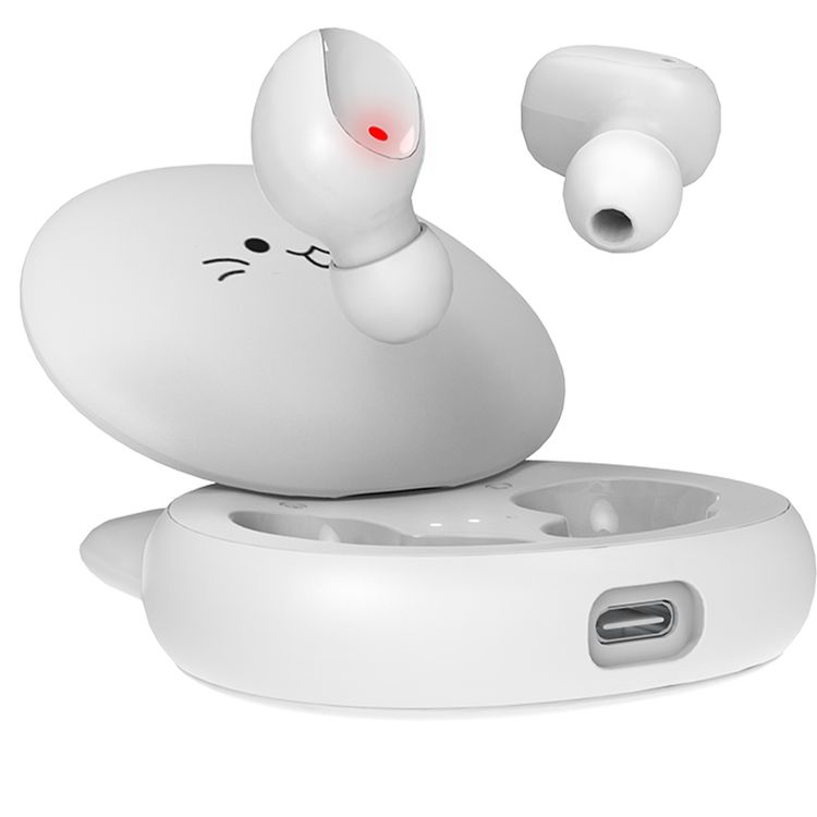 Porodo Soundtec Kid's True Wireless Earbuds with Touch Controls - White