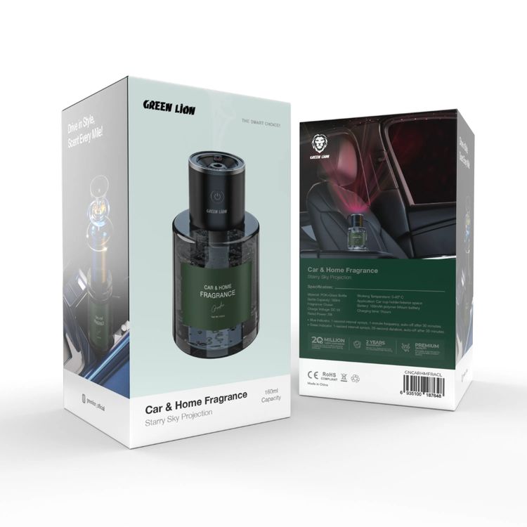 Green Lion Car and Home Fragrance, Clean The Air, 3-4 Days Working, Use in Car Cup Holder & Interior Space, Clean