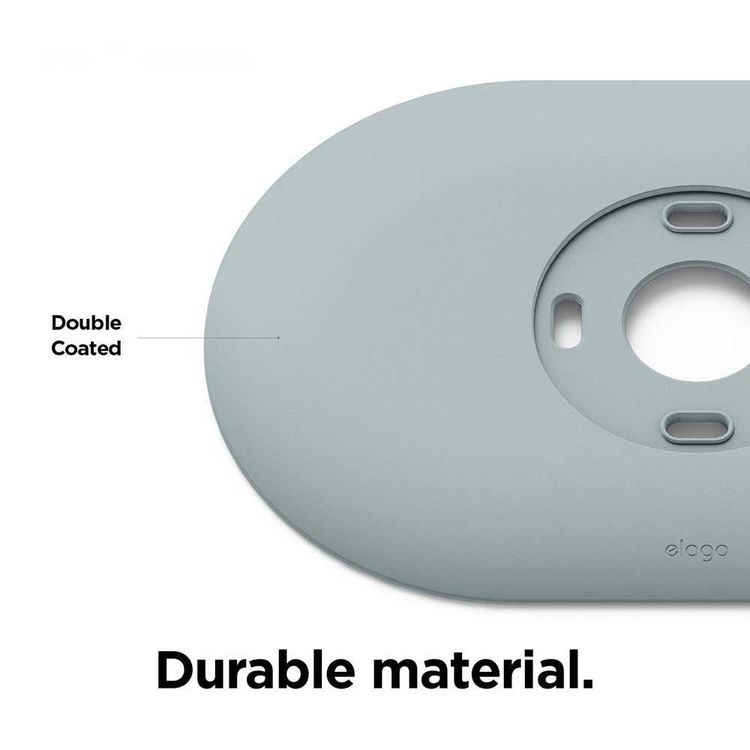 Elago Wall Plate Cover Plus Compatible for Nest Thermostats 2020 with Double Coated Circular Wall Plate Design, Anti-Scratch & Easy Installation - Mint Green