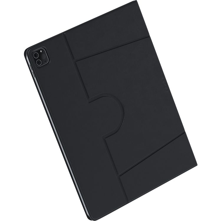 Levelo Elegante Folio Case for iPad Pro 11" 2022, 360° Rotation, Multi Fold, PU Leather, Stain Resistant - Black