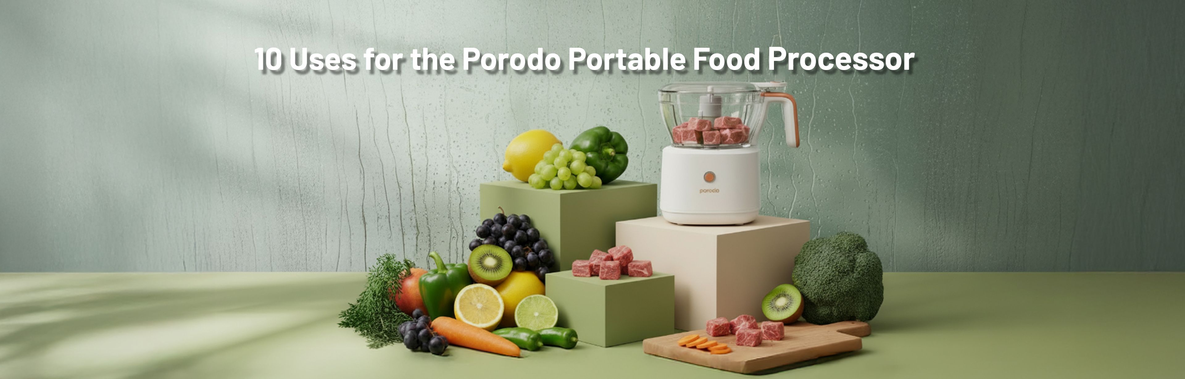 10 Ways to Use Your Porodo Lifestyle Portable Food Processor