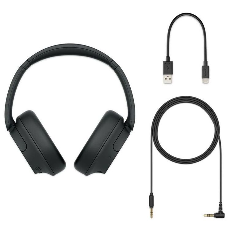 Sony WH-CH720N Noise Cancelling Headphones with Voice Assistant, Crystal Clear Sound, Easy Operation, Ambient Noise Suppression, 35 Hours Battery Life - Black 