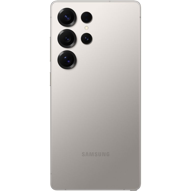 Samsung Galaxy S25 Ultra with 256GB Capacity, 6.8-inch Screen Size, Octa-Core CPU, 5G Network Technology, Rounded Design, 50MP Rear Camera, Middle East Version - Titanium Gray