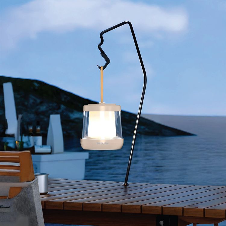 Green Lion Lumex LED Light with Inbuilt LED Strip Light, ABS + PC & Silicone Material, 1800mAh Battery Capacity,  Type-C Charging Port, 4 Hours Charging Time, 6-12 Hours Working Time, 10m Color Reel Length, 150 Lumens Brightness, 95 LED Beads - Beige