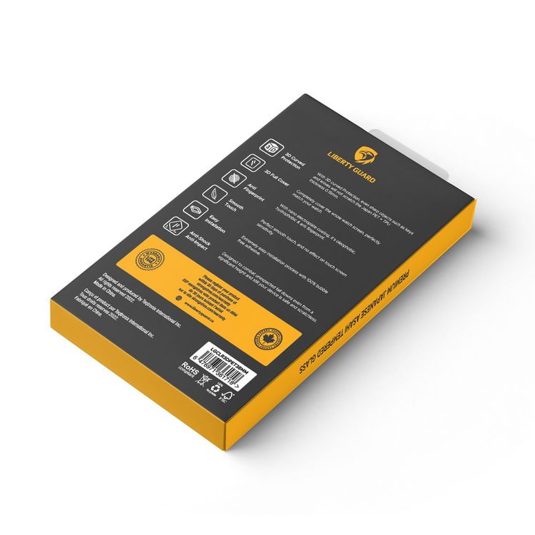 Liberty Guard 3D Full Cover Soft PET Edge Screen Protector For Apple Watch (38mm), Anti Shock & Anti Impact - Clear