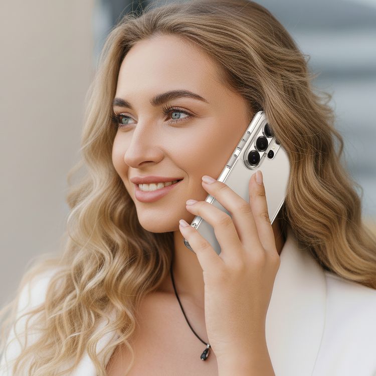 Levelo Clara Clear Case for Samsung S26 Ultra, Raised Camera Edges, Scratch Resistance, Precision Fit, Shock-Resistant Bumper - Clear