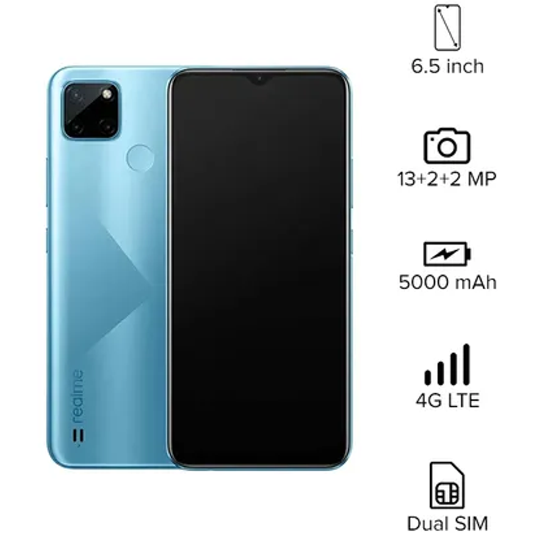 Realme C21Y Dual SIM 4GB RAM 64GB 4G LTE - Middle East Version