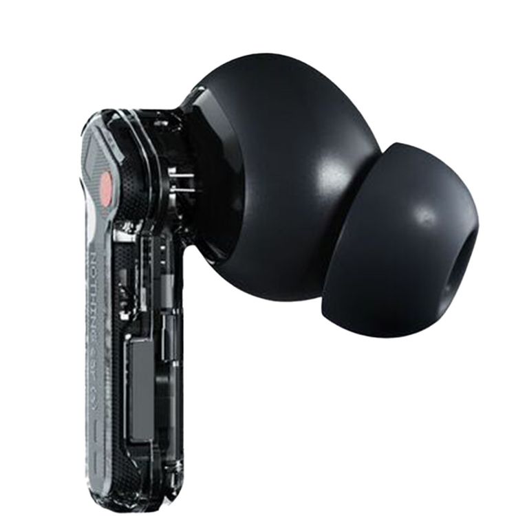 Nothing Ear (a) True Wireless Earbuds with Smart Active Noise Cancellation, Bluetooth 5.3, Waterproof, 42.5 Hours Playback Time - Black