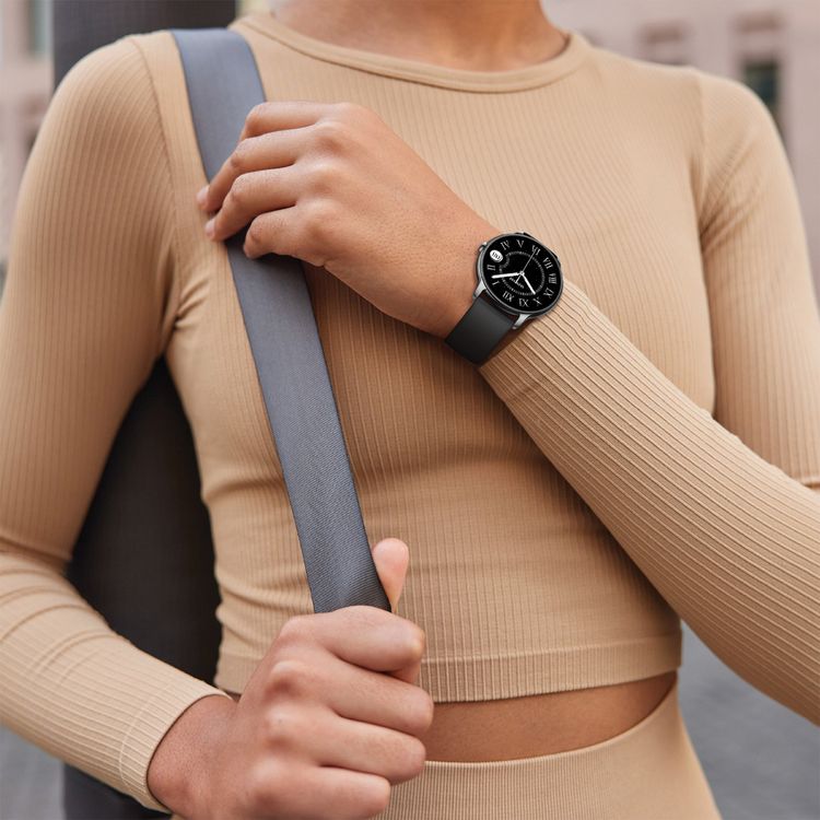 ساعة جرين ليون ريفو الذكية مع شاشة تعمل دائمًا، ومدة تشغيل تتراوح بين 3-5 أيام، شاشة AMOLED بحجم 1.32 بوصة، إصدار بلوتوث 5.4، سطوع 1000 نيت، وظيفة المنبه، التحكم في الكاميرا، مراقبة الصحة - باللون الأسود.