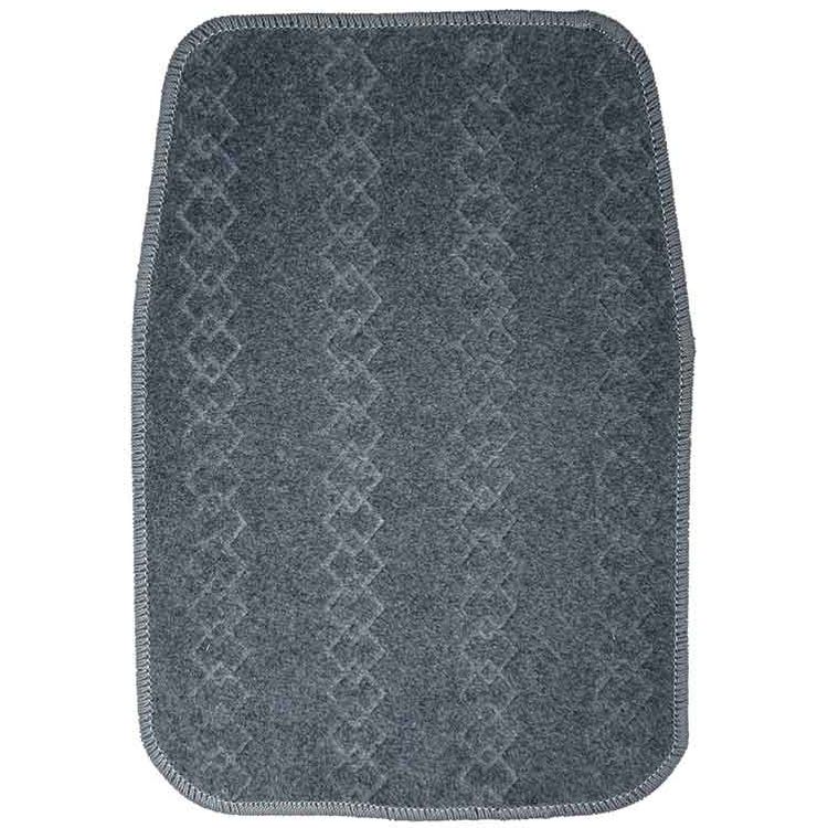 RoadPower Universal Car Floor Mats Patterned - Gray