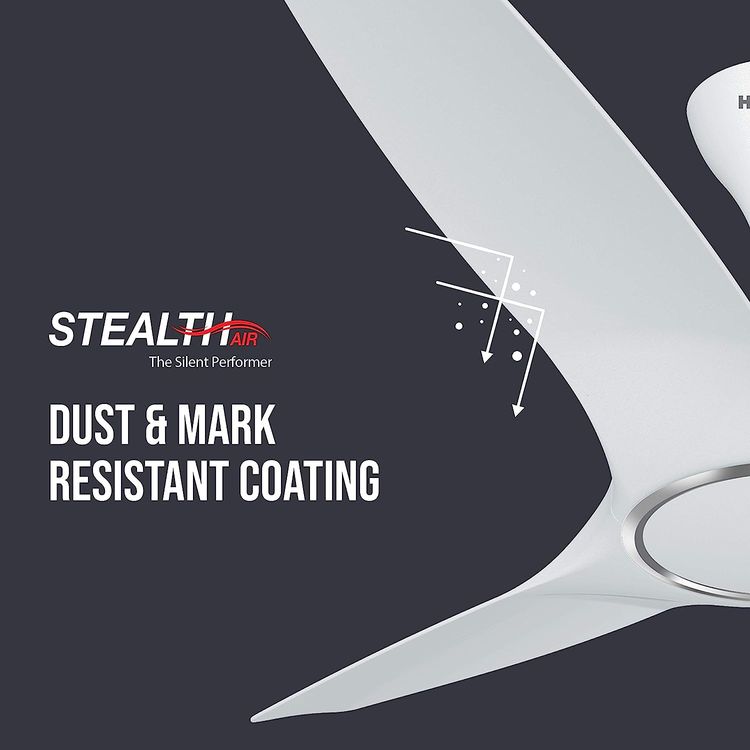 Havells Stealth Air Ceiling Fan (Pearl White)