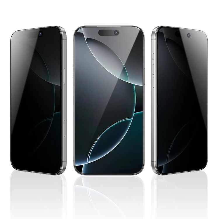 Green Lion 9H Steve Privacy Screen Protector for iPhone 17, Anti-Peeping Glass, 9H Item Hardness, Crystal Clear, Highly Responsive, Privacy Protection, Anti-Fingerprint, Anti-Scratch, Oleophobic Coating, Ultra-Thin - Black