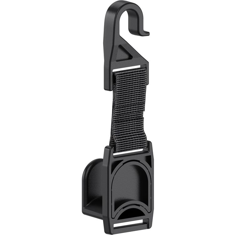 Green Lion Car Headrest Hook Organizer with 24mm Hook Slot, 5kg Load Capacity, Instant Installation, Universal Fit, Clutter-Free Car, Safe & Stable Design, ABS + PP Material - Black