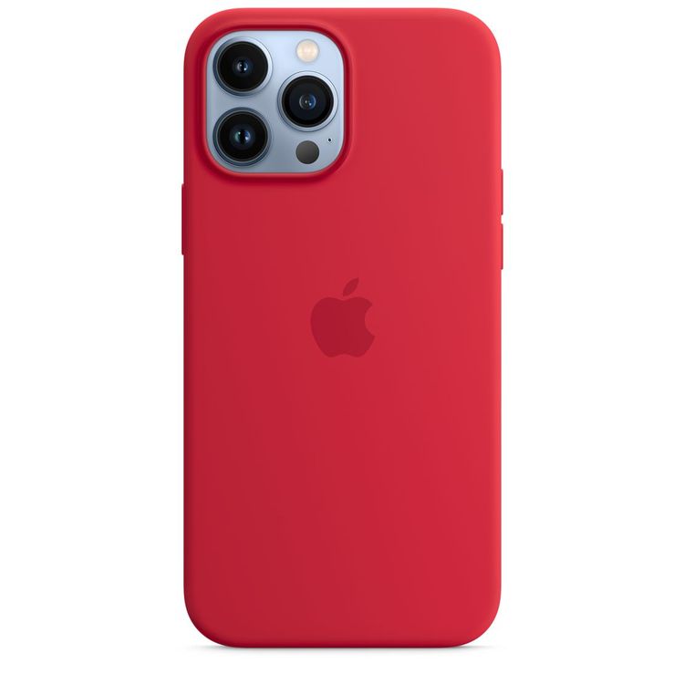Apple Silicone Case with MagSafe Compatible for iPhone 13 Pro Max (6.7") – (PRODUCT) RED