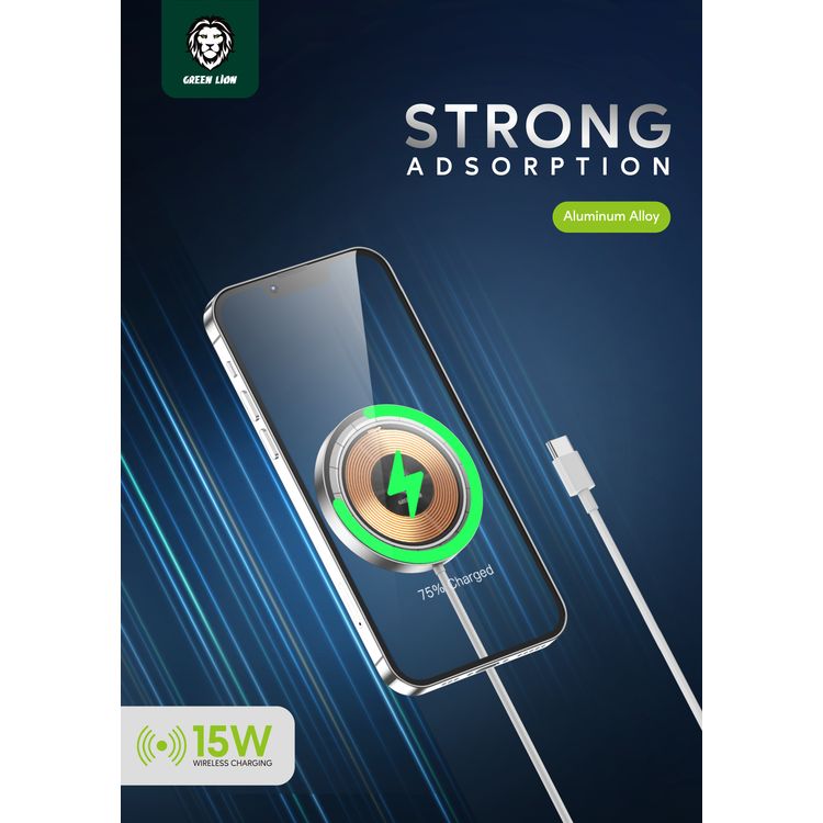 Green Lion Transparent Magnetic Wireless Charger