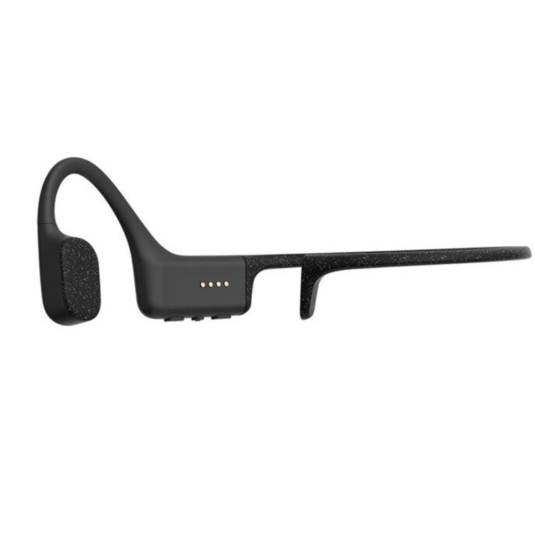 Shokz OpenSwim Wireless Headphones for Swimmers with 8 Hours Battery Life, Silicone Rubber Carrying Case, 7th Generation Bone Conduction, Open Ear Comfort - Black