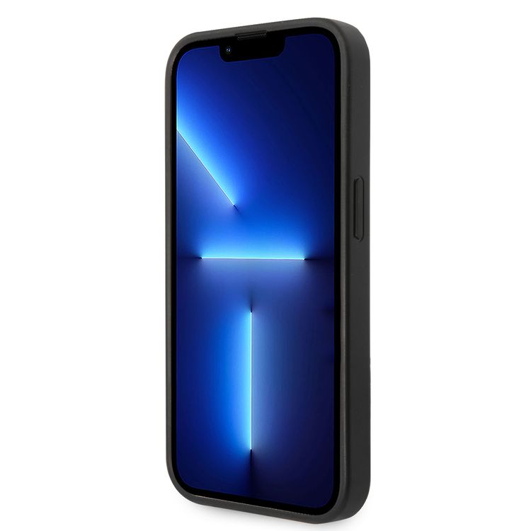 Guess PU Leather 4G Classic and Stylish Case with Big Metal Logo iPhone 14 Pro Compatibility - Grey