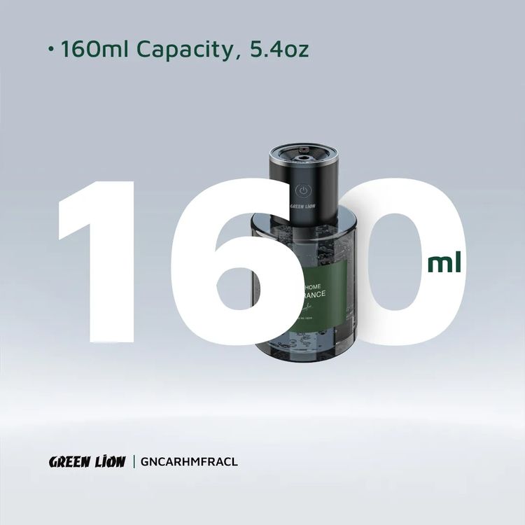 Green Lion Car and Home Fragrance, Clean The Air, 3-4 Days Working, Use in Car Cup Holder & Interior Space, Clean