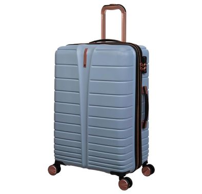 it Luggage Fascinate ABS Hard Case, Expandable Trolley with TSA Lock, 8 Spinner Wheels - Sky Blue