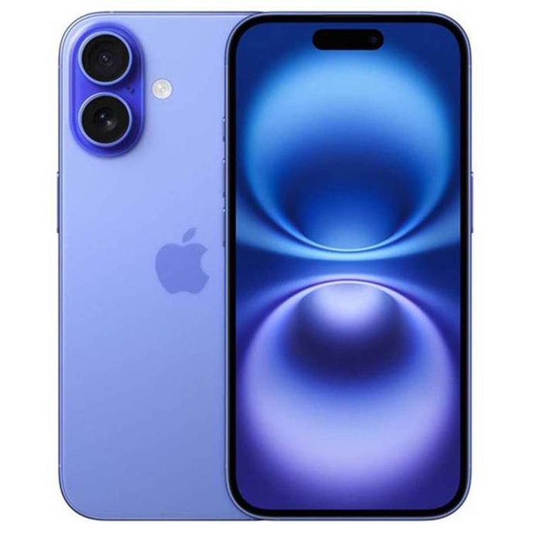 Apple iPhone 16 Plus with 128GB Capacity & Dual SIM, 6.7‑inch Screen Size, USB-C Connector Type, 6‑Core CPU, 5‑Core GPU, 5G Network Technology, Splash, Water & Dust Resistant, International Version - Ultramarine